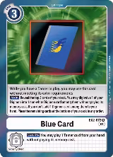 Blue Card (EX2-072 R) — card price