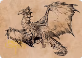 Ancient Bronze Dragon Art Card (58/81) (Gold-Stamped Signature) (58) — card price