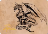 Ancient Silver Dragon Art Card (47/81) (Gold-Stamped Signature) (47) — card price