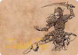 Lae'zel, Vlaakith's Champion Art Card (Gold-Stamped Signature) (45) — card price