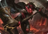Karlach, Fury of Avernus Art Card (34/81) (Gold-Stamped Signature) (34) — card price