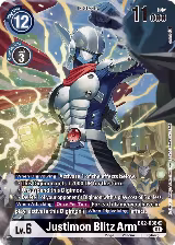 Justimon Blitz Arm (Alternate Art) (EX2-038 SR) — card price