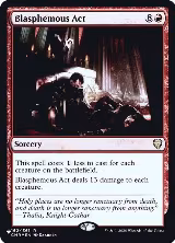 Blasphemous Act (CMR) (162), The List Reprints — Magic card price