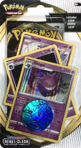 Rebel Clash Premium Checklane Blister [Gengar], Rebel Clash — Pokémon card price
