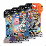 Cosmic Eclipse Sleeved Booster Pack Art Bundle [Set of 4], SM - Cosmic Eclipse — Pokémon card price