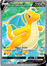 Dragonite V (Full Art) (076/078) — card price