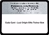 Code Card - Lost Origin Elite Trainer Box — card price
