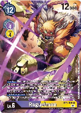 Raguelmon (Alternate Art) (BT9-080 R) — card price