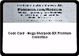 Code Card - Mega Sharpedo EX Premium Collection — card price