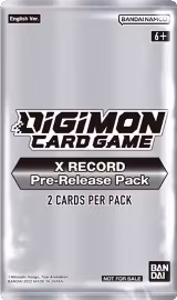 X Record Pre-Release Pack, X Record Pre-Release Cards — Digimon card price