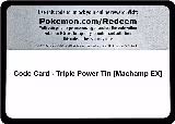 Code Card - Triple Power Tin [Machamp EX] — card price