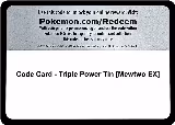Code Card - Triple Power Tin [Mewtwo EX] — card price
