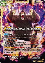 Son Goku // Uncontrollable Great Ape Son Goku Returns (Silver Foil) (SD20-01), Dawn of the Z-Legends — DB Super card price