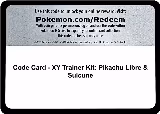 Code Card - XY Trainer Kit: Pikachu Libre & Suicune — card price