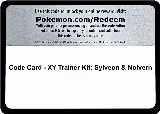 Code Card - XY Trainer Kit: Sylveon & Noivern — card price
