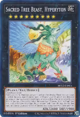 Sacred Tree Beast, Hyperyton (MP22-EN026), 2022 Tin of the Pharaoh's Gods — Yu-Gi-Oh! card price