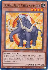 Crystal Beast Amber Mammoth (SDCB-EN005), Structure Deck: Legend of the Crystal Beasts — Yu-Gi-Oh! card price