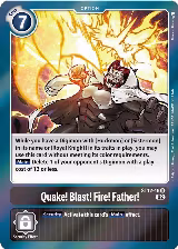 Quake! Blast! Fire! Father! (ST12-16 R) — card price