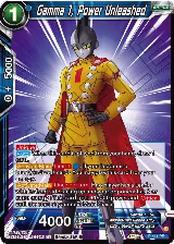 Gamma 1, Power Unleashed (Zenkai Series Tournament Pack Vol.1) (P-411), Tournament Promotion Cards — DB Super card price