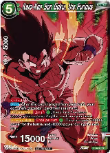 Kaio-Ken Son Goku, the Furious (Zenkai Series Tournament Pack Vol.1 Winner) (P-414), Tournament Promotion Cards — DB Super card price