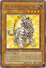 Crystal Beast Topaz Tiger (DP07-EN004) — card price
