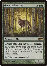 Great Sable Stag (186) — card price