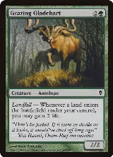Grazing Gladehart (163), Zendikar — Magic card price