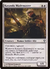 Kazandu Blademaster (16) — card price