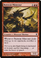 Ruinous Minotaur (145) — card price