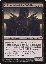 Kalitas, Bloodchief of Ghet (99), Zendikar — Magic card price