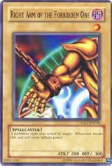 Right Arm of the Forbidden One (DLG1-EN020) — card price