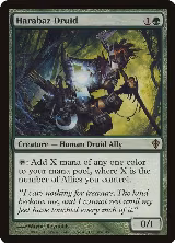 Harabaz Druid (105), Worldwake — Magic card price