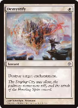 Demystify (18), Rise of the Eldrazi — Magic card price
