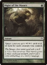 Might of the Masses (196) — card price