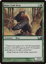 Runeclaw Bear (195) — card price
