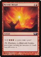 Pyretic Ritual (153), Magic 2011 (M11) — Magic card price