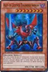 Ally of Justice Thunder Armor (HA02-EN021) — card price