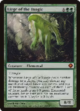 Liege of the Tangle (123), Scars of Mirrodin — Magic card price