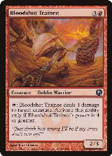 Bloodshot Trainee (85), Scars of Mirrodin — Magic card price