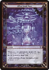 All in Good Time (Archenemy), Oversize Cards — Magic card price