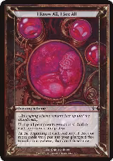 I Know All, I See All (Archenemy) — card price