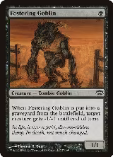Festering Goblin (27) — card price