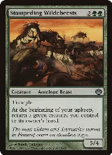 Stampeding Wildebeests (9), Duel Decks: Garruk vs. Liliana — Magic card price