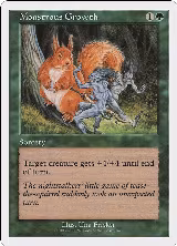 Monstrous Growth — card price