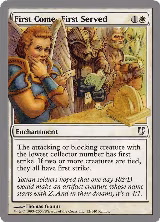 First Come, First Served (12) — card price