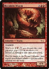 Reckless Wurm (6) — card price