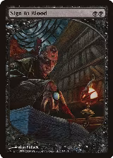 Sign in Blood (3) — card price