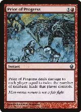 Price of Progress (18) — card price