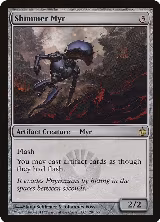 Shimmer Myr (129), Mirrodin Besieged — Magic card price