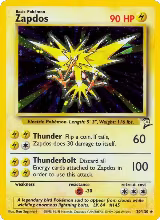 Zapdos (020/130), Base Set 2 — Pokémon card price